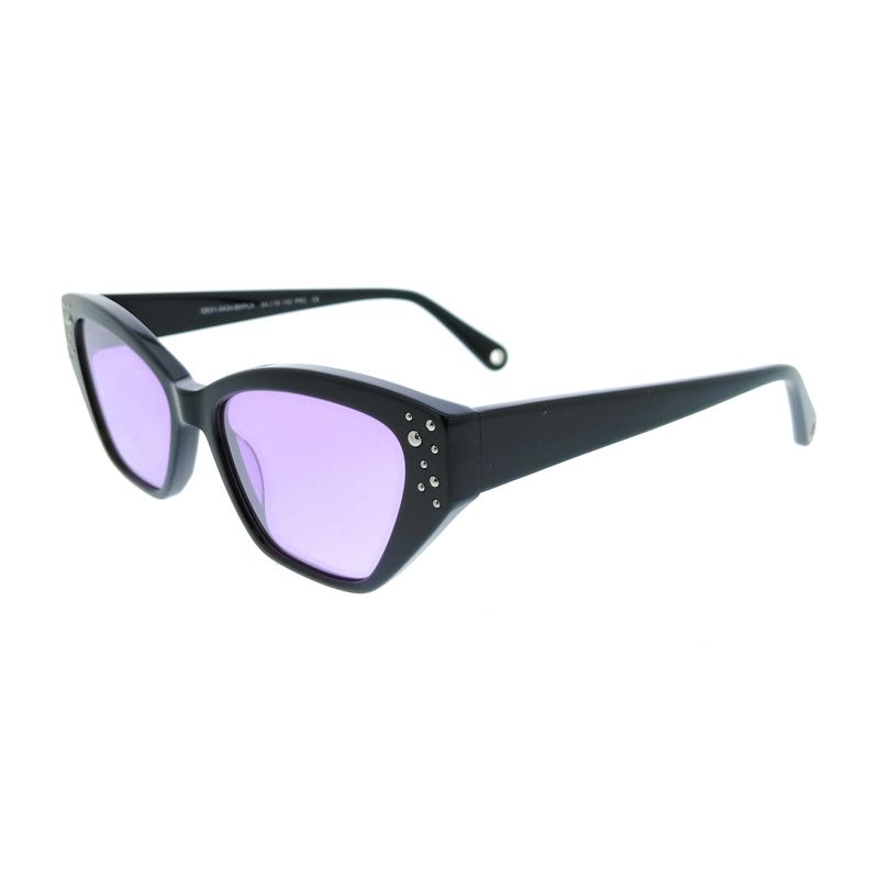 Diff Sdfnymp550bla Ack Purple Cat Eye Womens Sunglasses